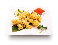 CHICKEN TEMPURA (straccetti di pollo in tempura con panko croccante accompagnato da salsa special) - I-SUSHI ODERZO