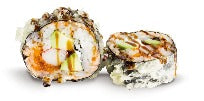 FUTO ZENG salmone, avocado, Philadelphia, surimi, tobiko (in tempura) (4 pz) - I-SUSHI ODERZO