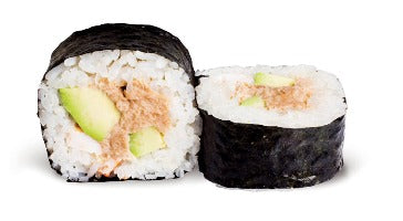 BIG CALIFORNIA gamberi cotti, tonno maio, avocado (4 pz) - I-SUSHI ODERZO
