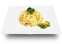 RISO SALTATO CON CAPESANTE, VERDURE E ZAFFERANO - I-SUSHI ODERZO